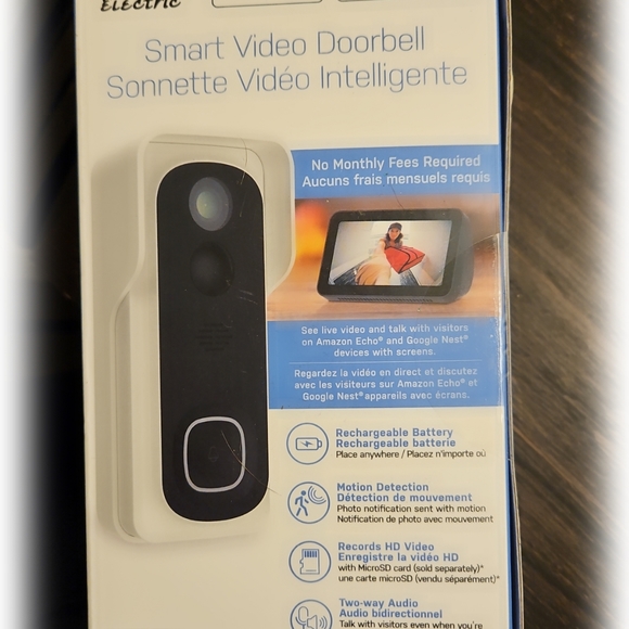 Feit Electric Smart Wired Smart Video Doorbell in White - Picture 5 of 9